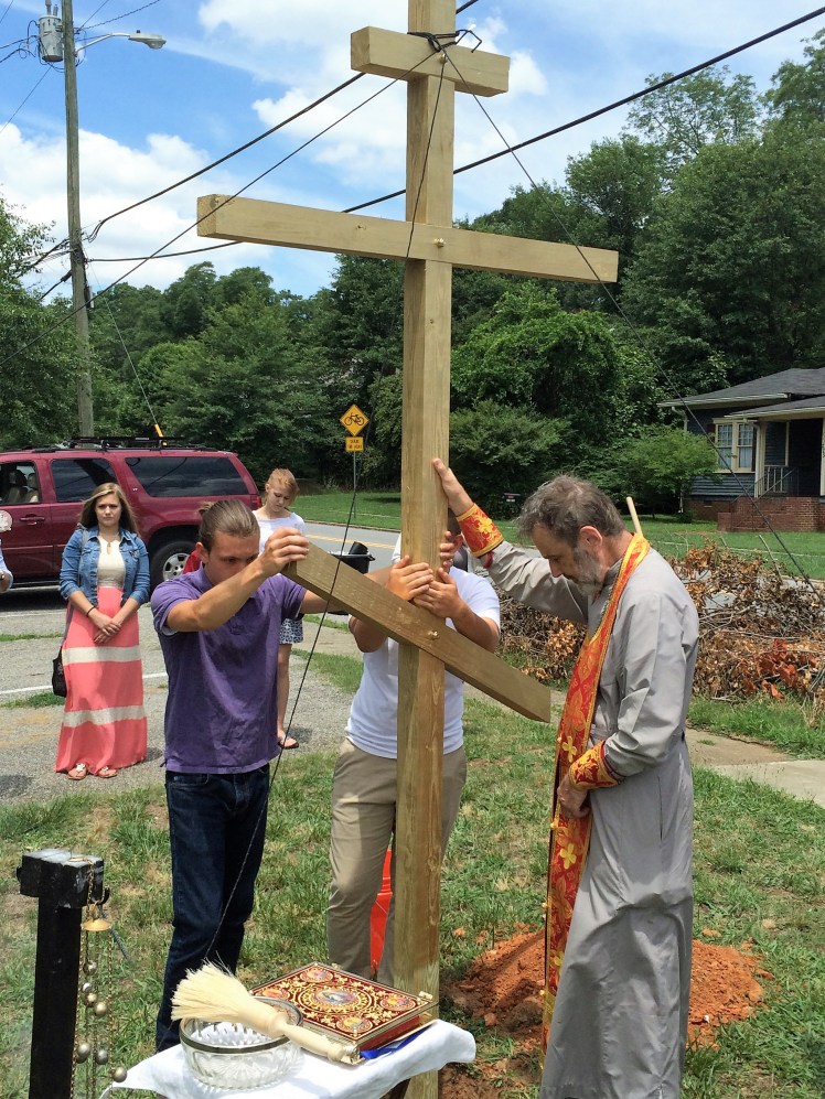 Dedicating the space for Christ and His church