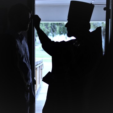 an exorcism in the narthex